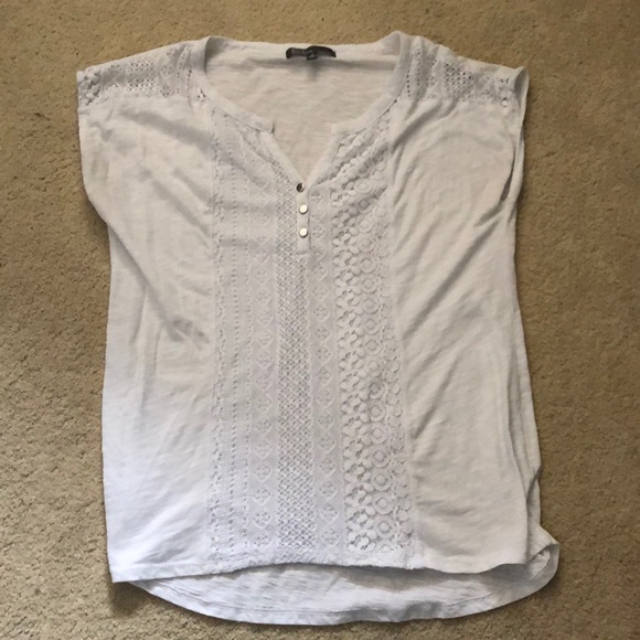 Removing Soon!: Cute White Lace Top! - Picture 2 of 8